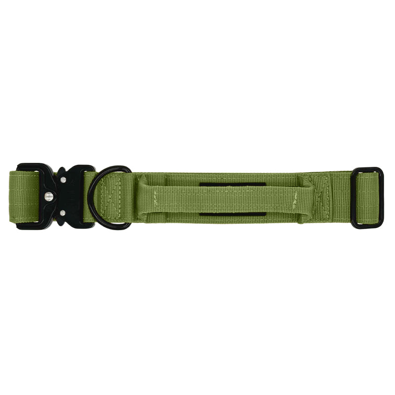Tactical Dog Collar Moss Forge Olive Green