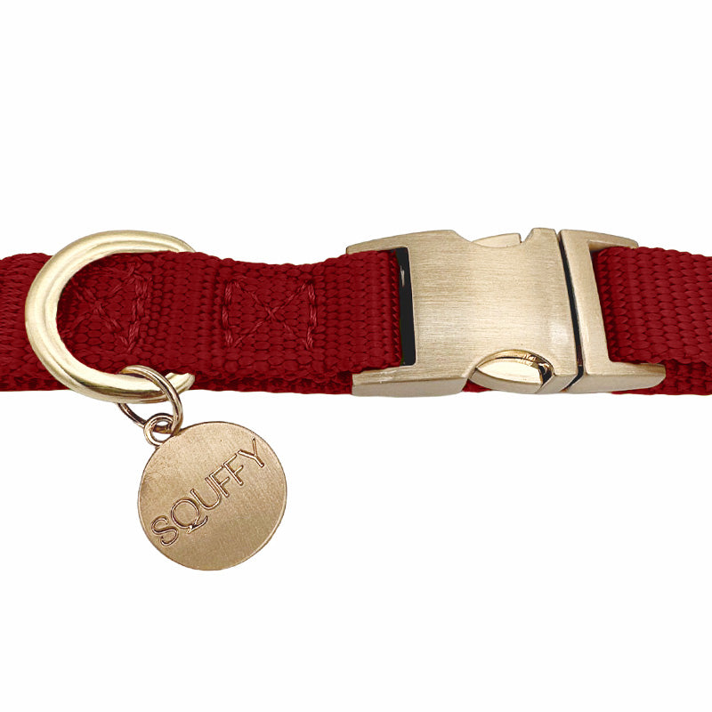 Puppy Dog Collar Ruby Gale Ruby Red