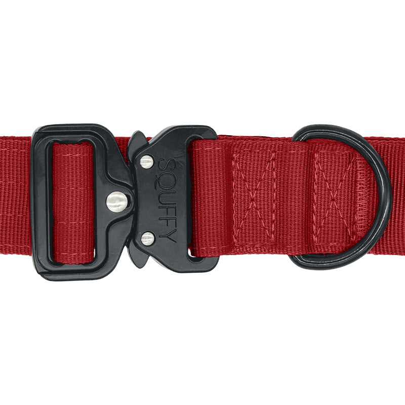 Tactical Dog Collar Ruby Vandal Ruby Red
