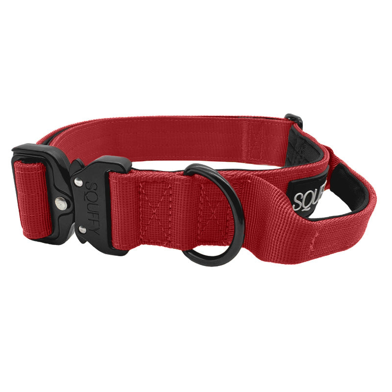 Tactical Dog Collar Ruby Vandal Ruby Red