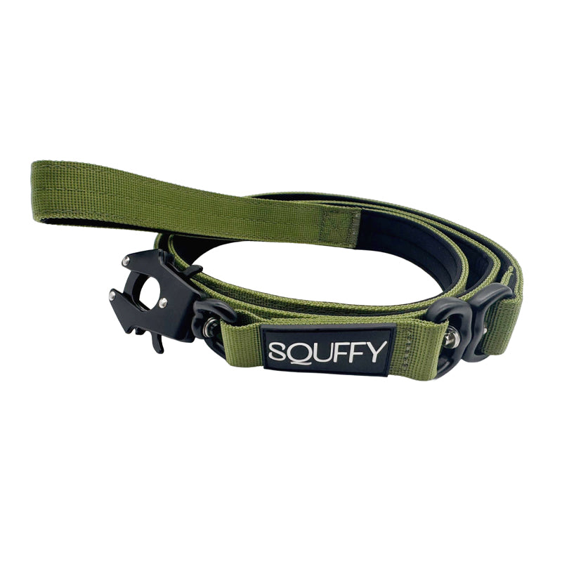Tactical Dog Leash Moss Forge Olive Green