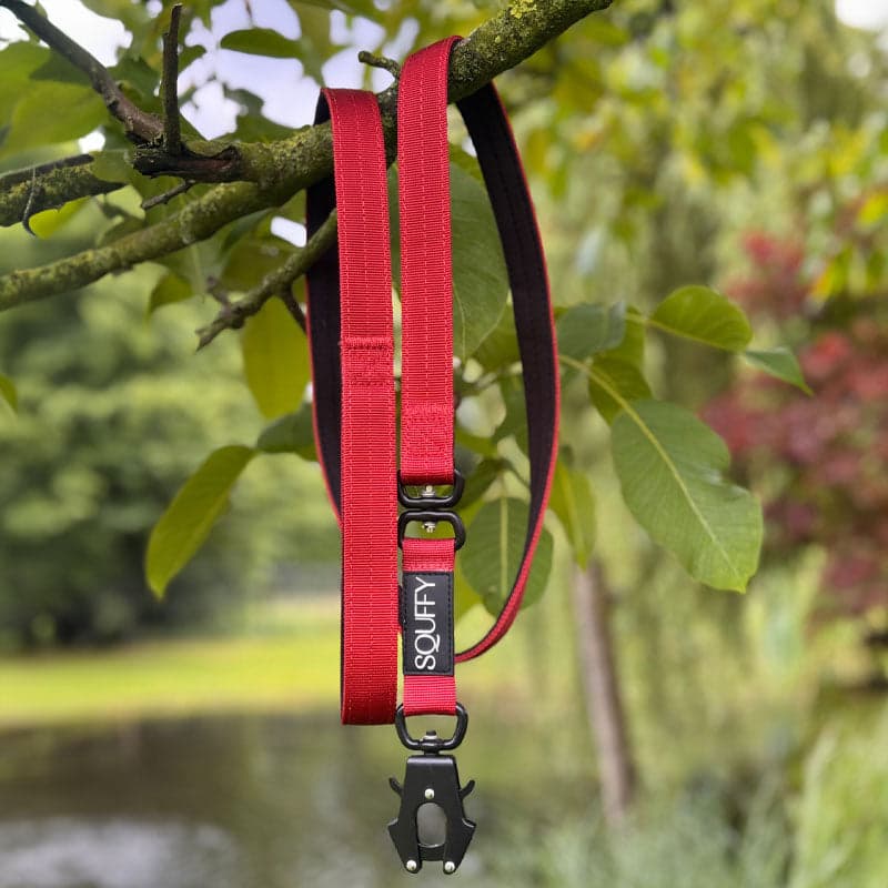Tactical Dog Leash Ruby Red