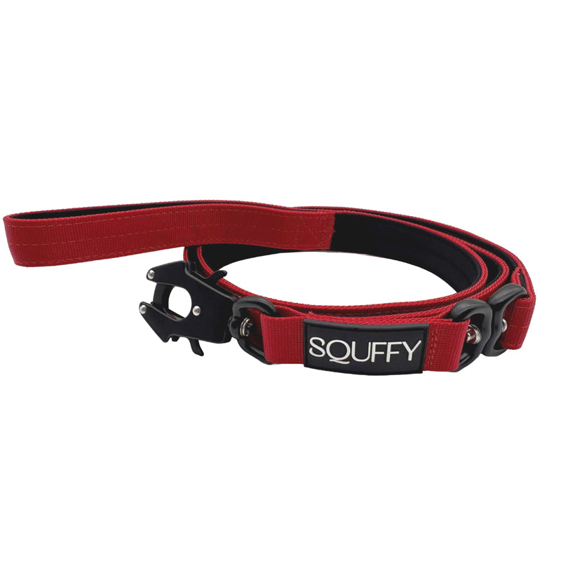 Tactical Dog Leash Ruby Vandal Ruby red
